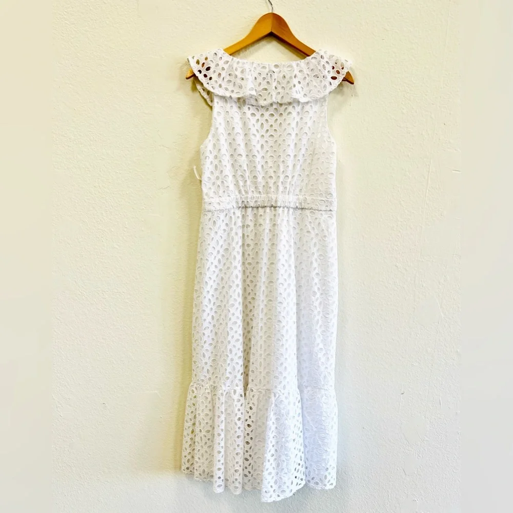 J. Crew white eyelet dress. Size 10. Never worn / NWOT condition! - Picture 2 of 3